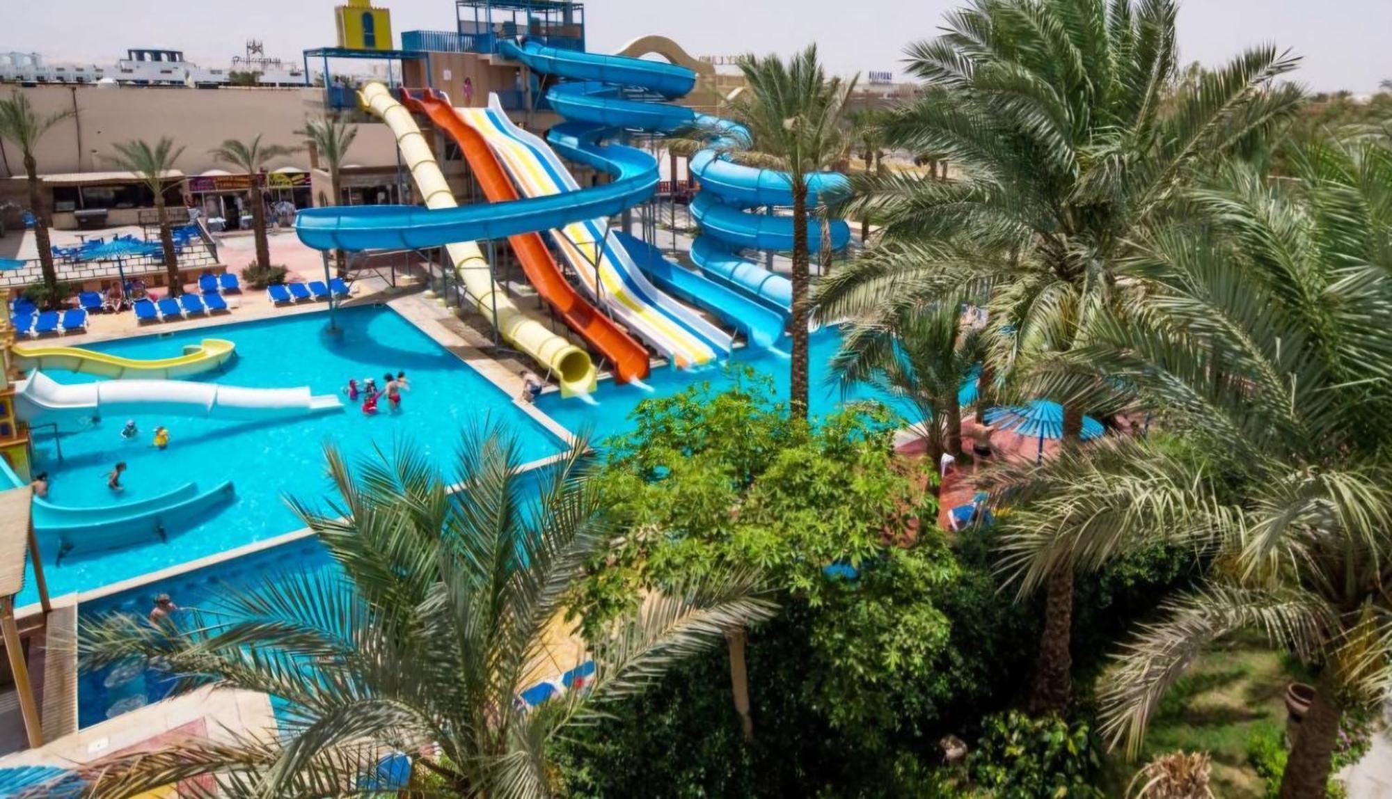 Mirage Bay Hotel & Aquapark All-Inclusive Hurghada Bagian luar foto