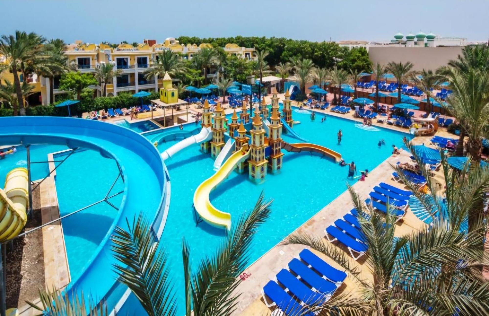 Mirage Bay Hotel & Aquapark All-Inclusive Hurghada Bagian luar foto