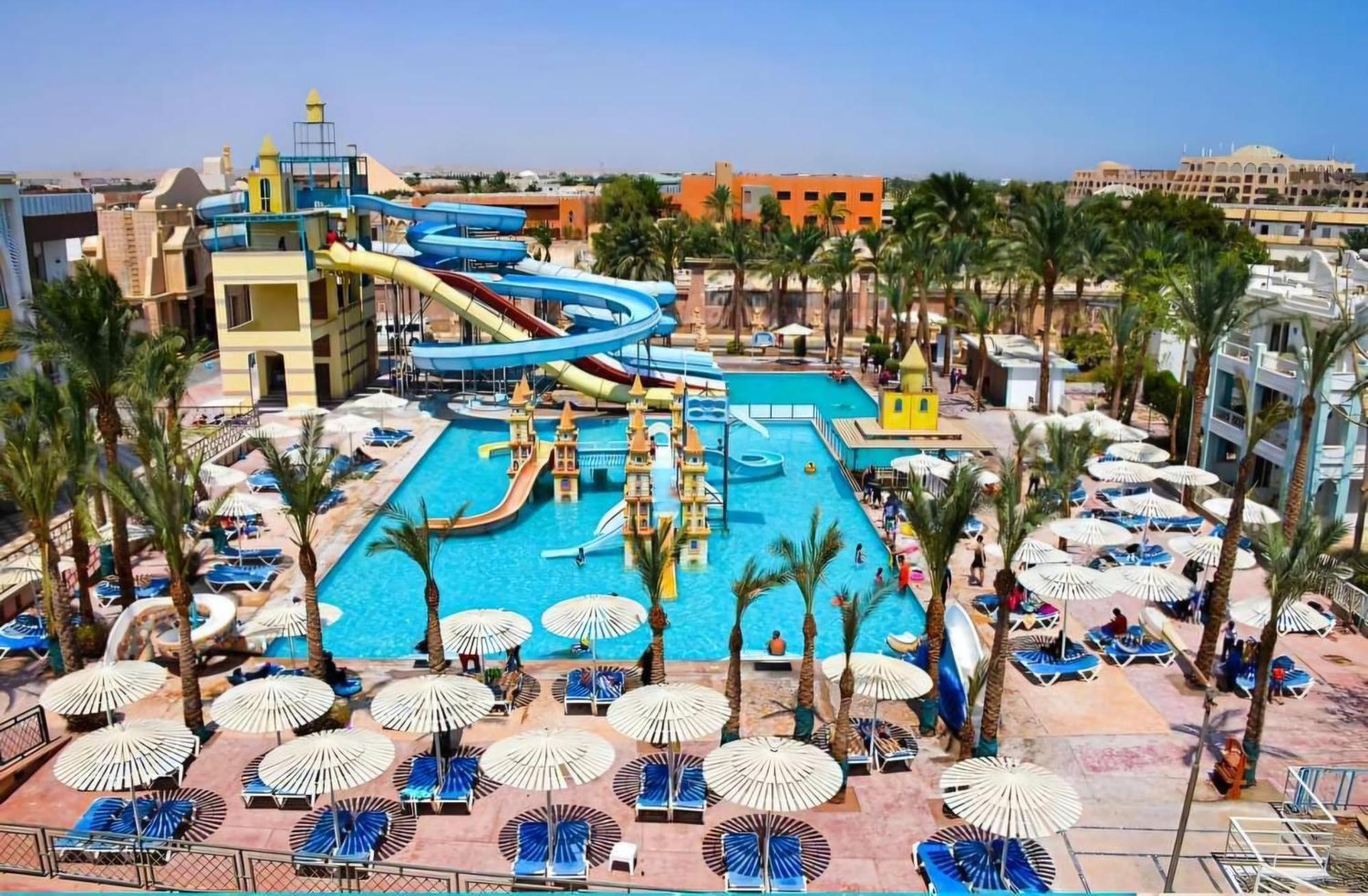 Mirage Bay Hotel & Aquapark All-Inclusive Hurghada Bagian luar foto